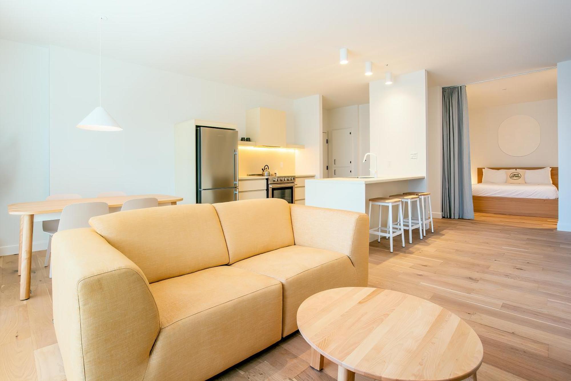 Aparthotel Les Lofts St-Francois - Par Les Lofts Vieux-Quebec Pokoj fotografie